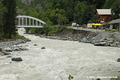 Erosion des berges du V�n�on suite la crue du 21 juin 2024 � Venosc - Bourg d'Arud
