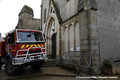 Inondations  Villegailhenc le 15 octobre 2018 - l'glise inonde sur plus d'1,5 mtre de hauteur