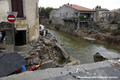 Inondations  Villegailhenc le 15 octobre 2018 - Dgts avenue du Languedoc