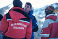 Entrainement de matres chiens d'avalanches (formation ANENA)