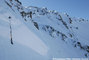 Avalanche de plaque dclenche dans la combe du Pra