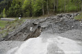 Glissement de terrain du Bersend  Beaufort - Erosion du talus aval de la D925