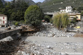 Engravement important de la confluence du vallon de la Lavina et de la Roya - tempte Alex