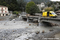 Dgts au pont Charabot  Breil-sur-Roya suite  la crue du 2 octobre 2020 - tempte Alex