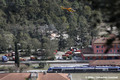 Gare de Breil-sur-Roya aprs la tempte Alex