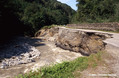 crue torrentielle du Breda - croulement de la RD 209