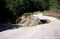 crue torrentielle du Breda - croulement de la RD 209