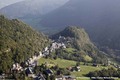 Vue aérienne du village du Châtelard (Savoie)
