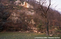 Chutes de pierres et de blocs depuis la falaise dominant le parc Karl Marx