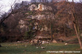 Chutes de pierres et de blocs depuis la falaise dominant le parc Karl Marx