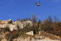 Pose de filets pare-blocs sur les contreforts de la Bastille