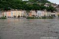 Crue de l'Isre  Grenoble - quai Perrire