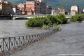 Crue de l'Isre  Grenoble - quai Perrire