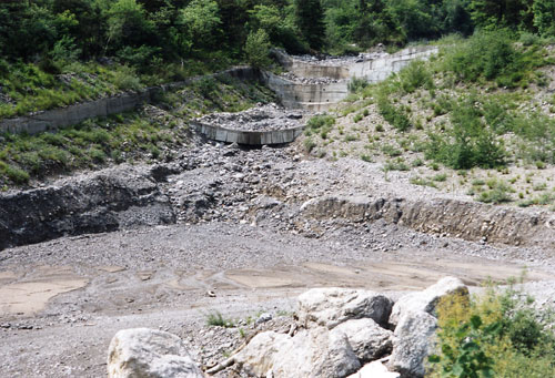 Plage de dpt du torrent du Manival