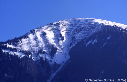 Correction paravalanche dans la combe du Boulangeard