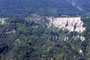 Ruines des Chanaux vue depuis Monestier d'Ambel