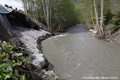 Erosion des berges de l'Arly suite  la crue du 01/05/2015
