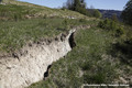 Glissement de terrain de Reyvroz - terrains fissurs
