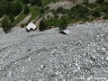 Crue du torrent des �tan�ons � la B�rarde - habitations engrav�es