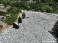 Crue du torrent des �tan�ons � la B�rarde - habitations engrav�es