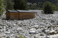 Crue du torrent des �tan�ons � la B�rarde - habitation engrav�e