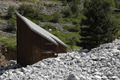 Crue du torrent des �tan�ons � la B�rarde - habitation engrav�e