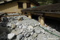 Crue du torrent des �tan�ons � la B�rarde - restaurant le Fourney engrav�