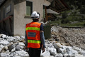 Crue du torrent des �tan�ons � la B�rarde - �tude de l'impact sur les b�timents par le SDIS 38
