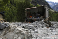 Crue du torrent des �tan�ons � la B�rarde - b�timent engrav� et en partie d�truit