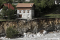 Erosion des berges du Boron suite  la crue du 2 octobre 2020 - tempte Alex