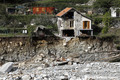 Erosion des berges du Boréon suite à la crue du 2 octobre 2020 - tempête Alex