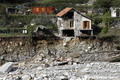 Erosion des berges du Boron suite  la crue du 2 octobre 2020 - tempte Alex