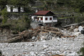 Erosion des berges du Boron suite  la crue du 2 octobre 2020 - tempte Alex