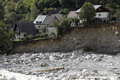 Erosion de la berge rive droite du Boron suite  la crue du 2 octobre 2020 - tempte Alex