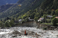 Erosion de la berge rive droite du Boron suite  la crue du 2 octobre 2020 - tempte Alex