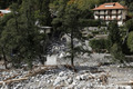 Le Boron au niveau de la confluence avec le vallon du Vernet aprs la crue du 02/10/2020