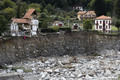 Erosion de la berge rive droite du Boron suite  la crue du 2 octobre 2020 - tempte Alex