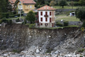 Erosion de la berge rive droite du Boron suite  la crue du 2 octobre 2020 - tempte Alex