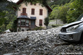 Une habitation engrave dans le vallon du Vernet suite  la crue du 2 octobre 2020 - tempte Alex