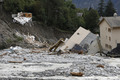 Gendarmerie dtruite par la crue du torrent du Boron - tempte Alex 02/10/2020