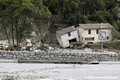 Une habitation endommagée par la crue du Boréon - tempête Alex 02/10/2020