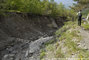 Torrent du Manival : berge rode en aval de la confluence Genivre/Manival