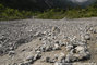 Torrent du Manival : la plage de dpt partiellement remplie par la lave torrentielle du 06/06/2010