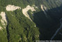 Torrent du Manival : vue aérienne sur le versant rive droite