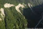 Torrent du Manival : vue arienne sur le versant rive droite