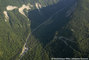 Torrent du Manival - vue arienne du chenal d'coulement...