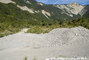 Torrent du Manival : la plage de dpt vue de l'aval