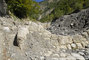 Torrent du Manival : destruction de l'aile du barrage 32