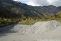 Torrent du Manival : la plage de dpt vue de l'aval