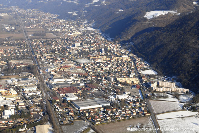 Vue arienne de Domne